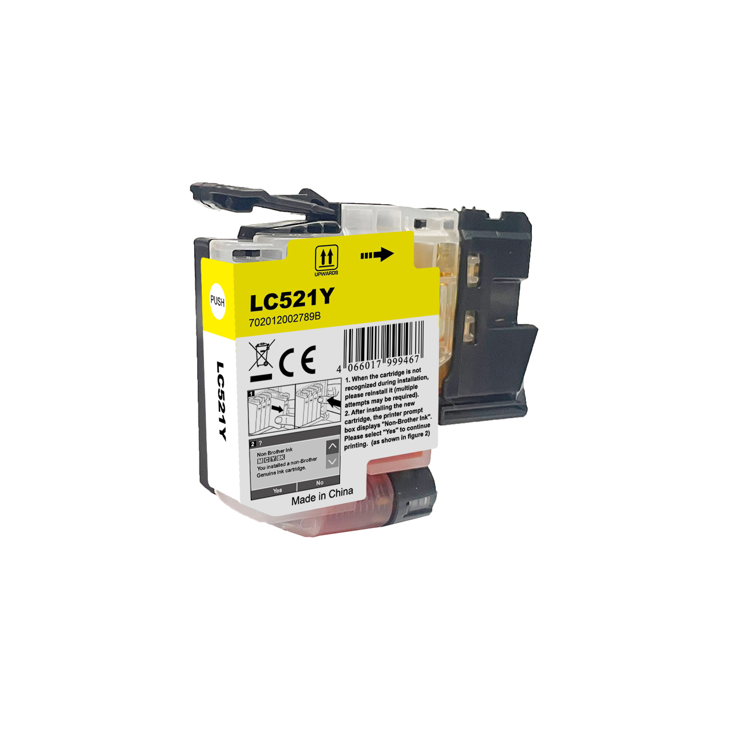 Druckerpatrone ersetzt Brother LC123BK